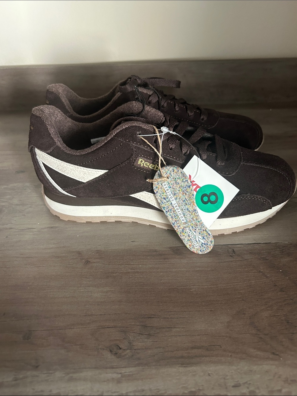 Reebok Classic Renaissance Espresso Brown Sneakers 8 NWT